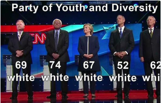 Democrats are all old white guys
