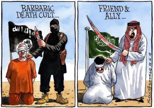 Worst: ISIS or Saudi Arabia?