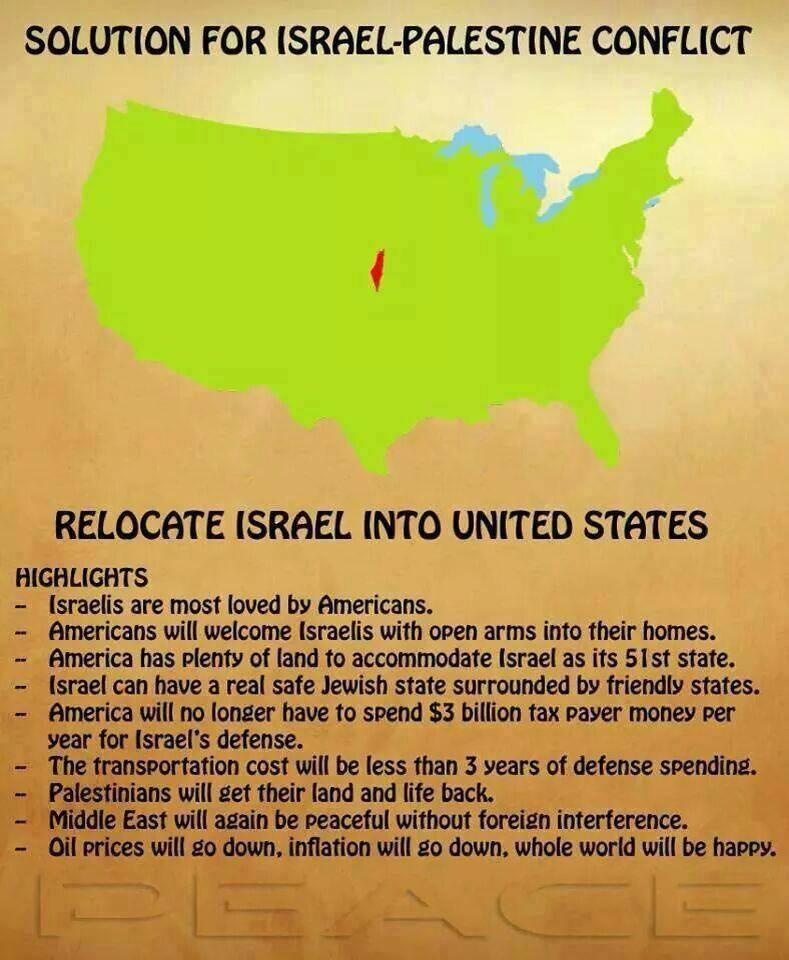 Move Israel to America