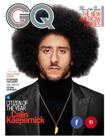 Colin Kaepernick "Citizen of the Year"
