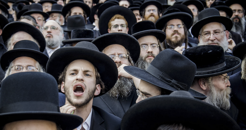 White Ultra Orthodox Jews