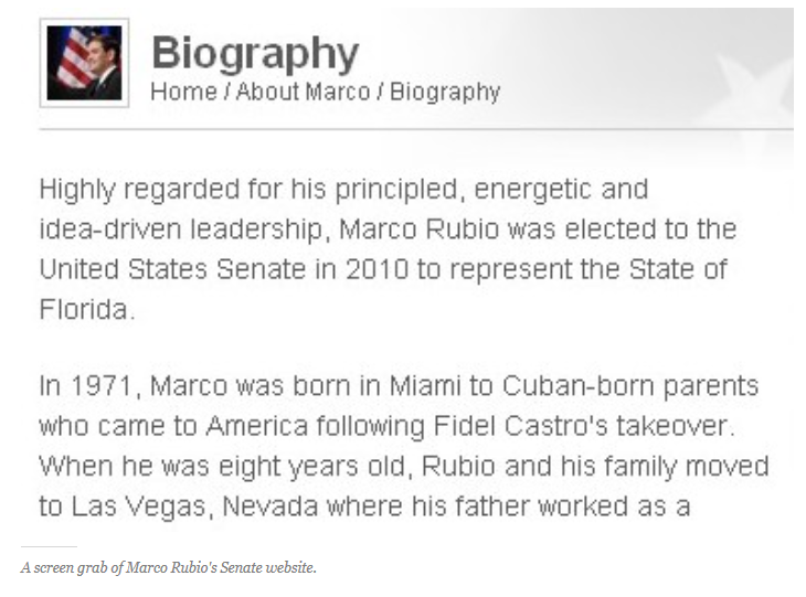Marco Rubio Lies