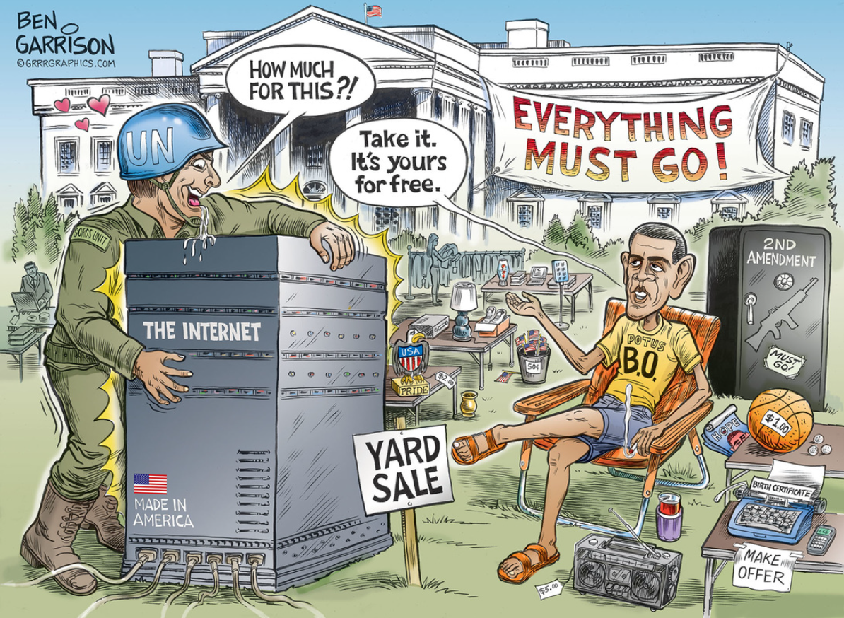 Obama's Garage Sell of the Internet to the UN