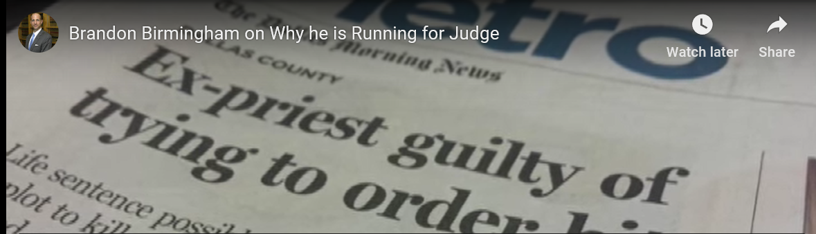 Biased Judge Brandon Birmingham