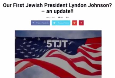 Was LBJ a Jew?