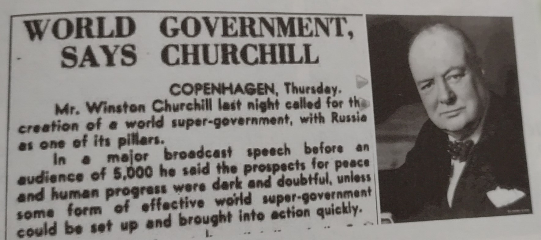 Churchill the Globalist