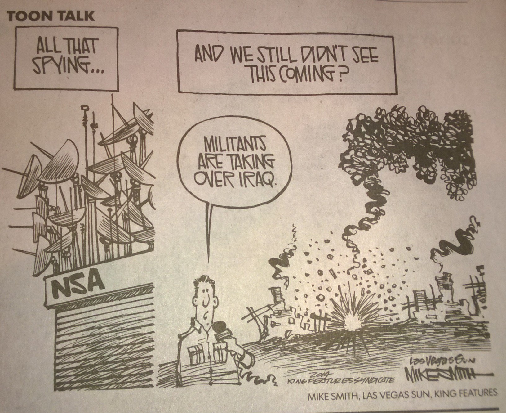 NSA did not see Iraq Insurgency