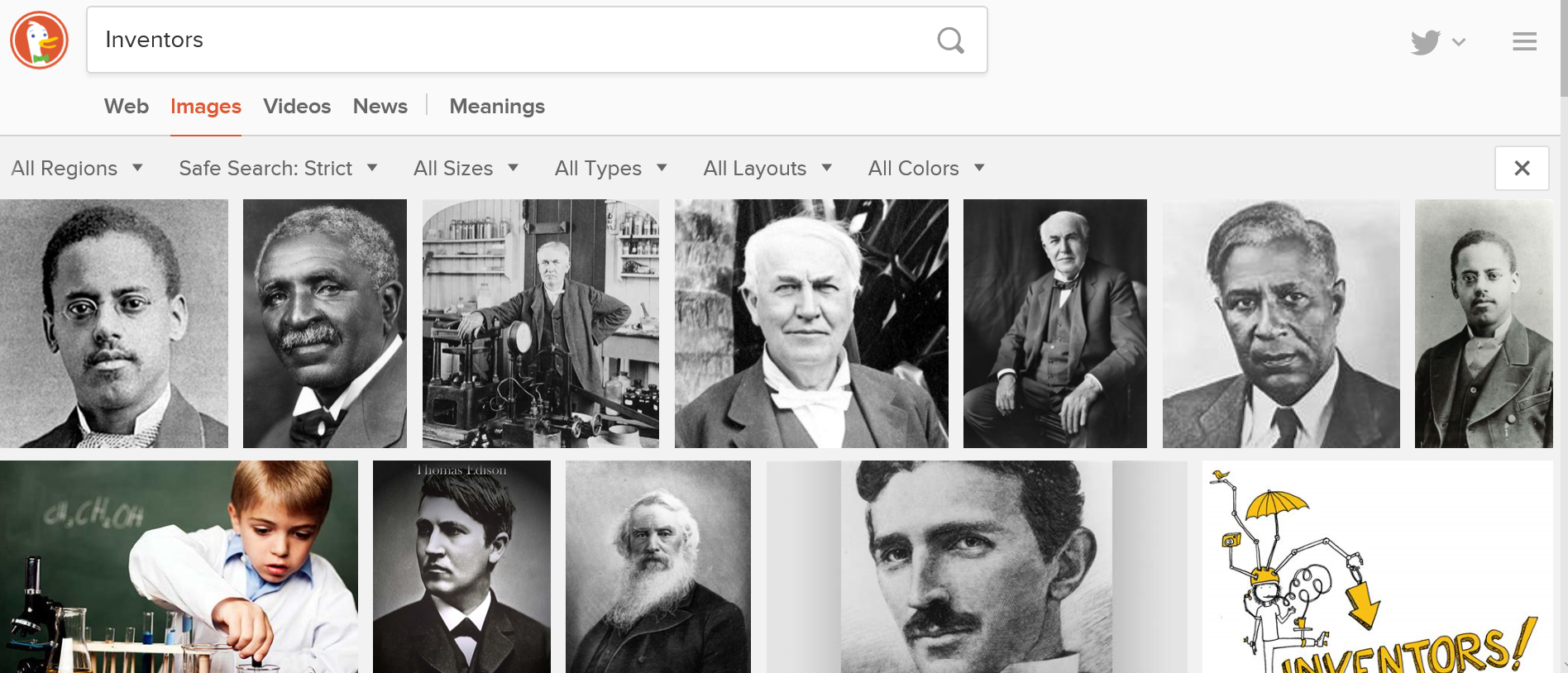 DuckDuckGo Inventor