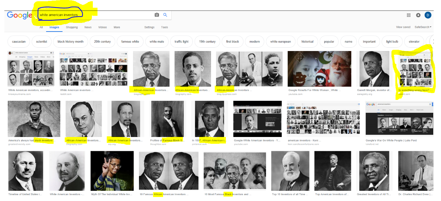 Google Steering views from white to black