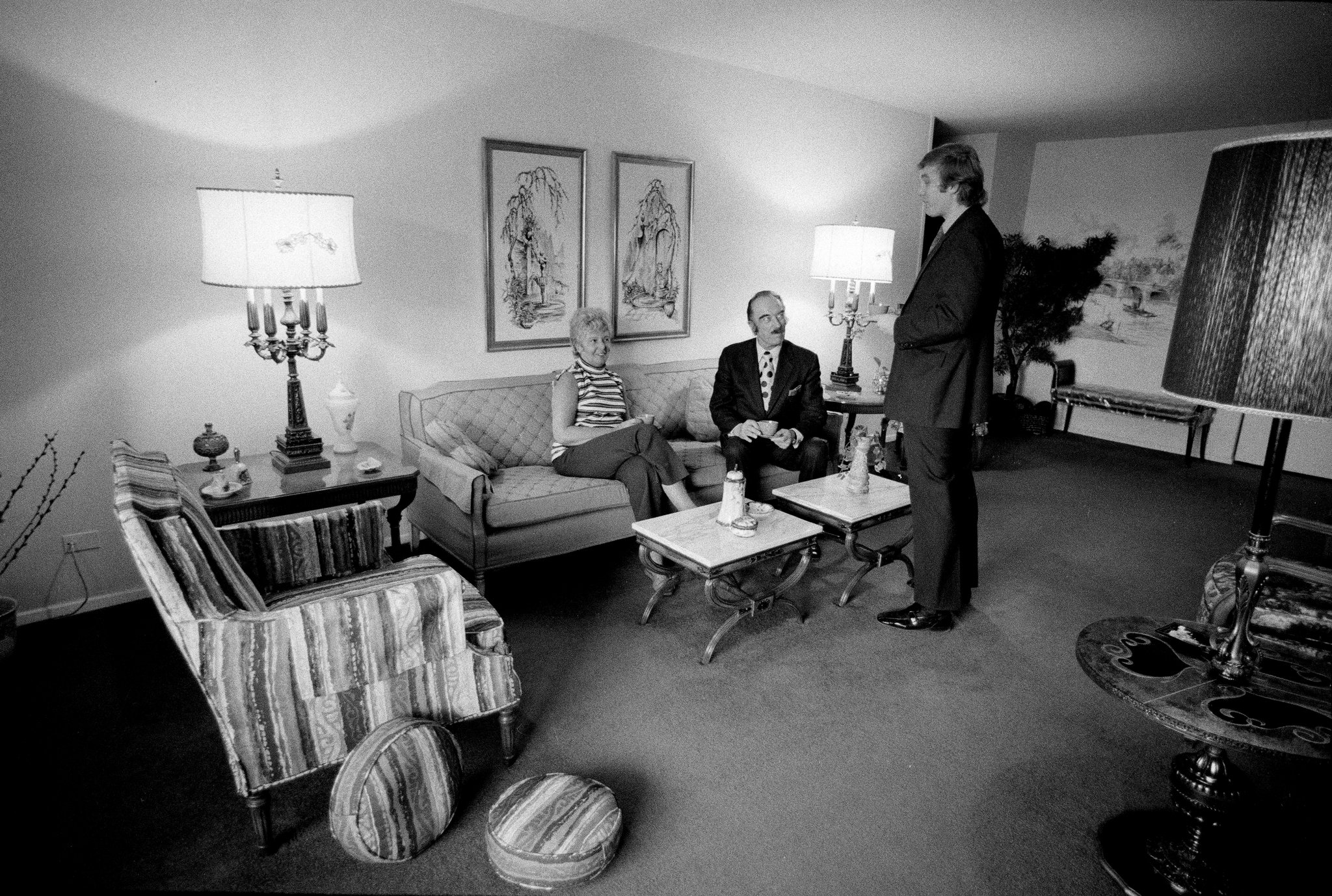 Fred and Donald at tenant's home
