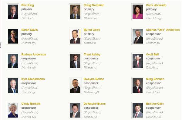 Pro-Israel Texas Legislators