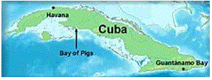 Map of Cuba