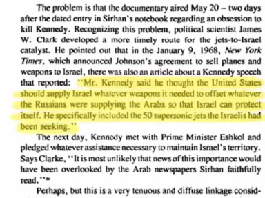 Kennedy Loved Israel?