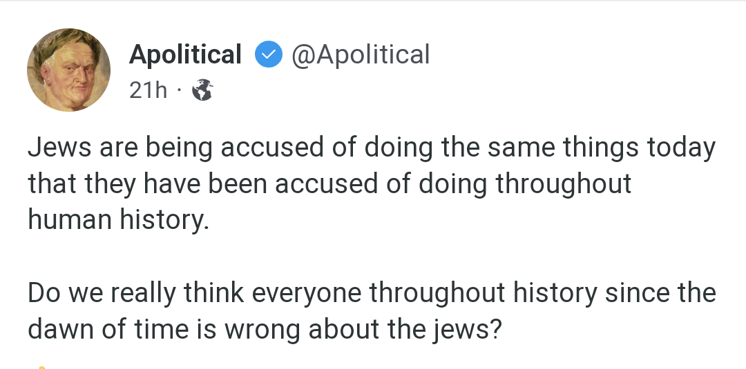 Everyone in history is wrong