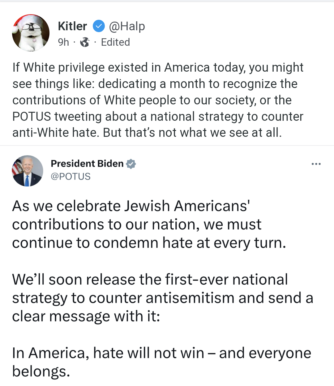 White Americans don't count